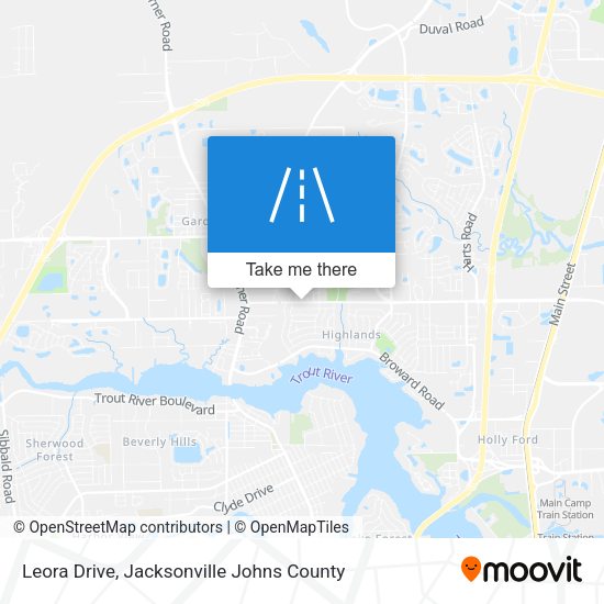 Leora Drive map
