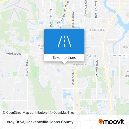 Leroy Drive map