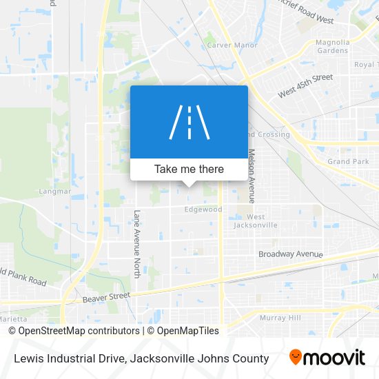 Lewis Industrial Drive map