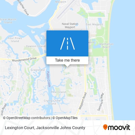 Lexington Court map