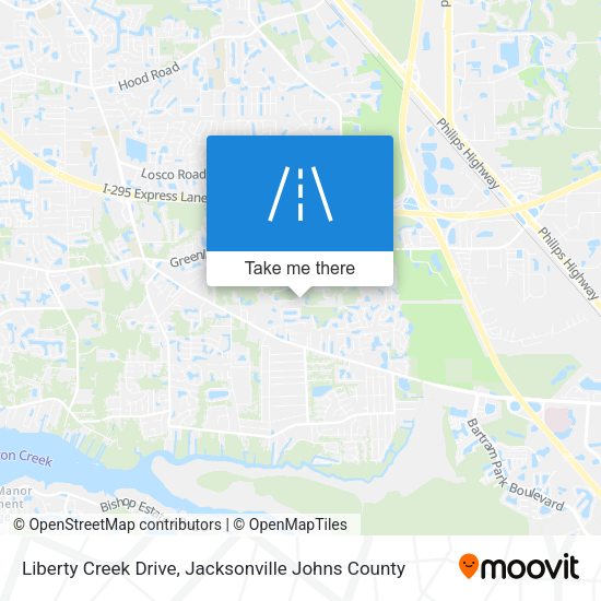 Liberty Creek Drive map