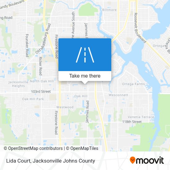 Lida Court map