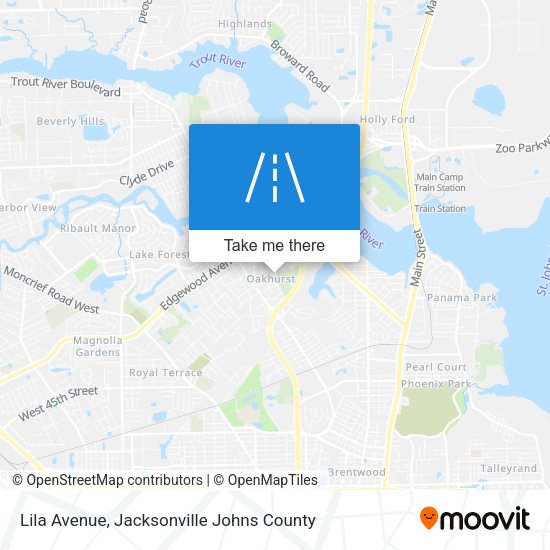 Mapa de Lila Avenue