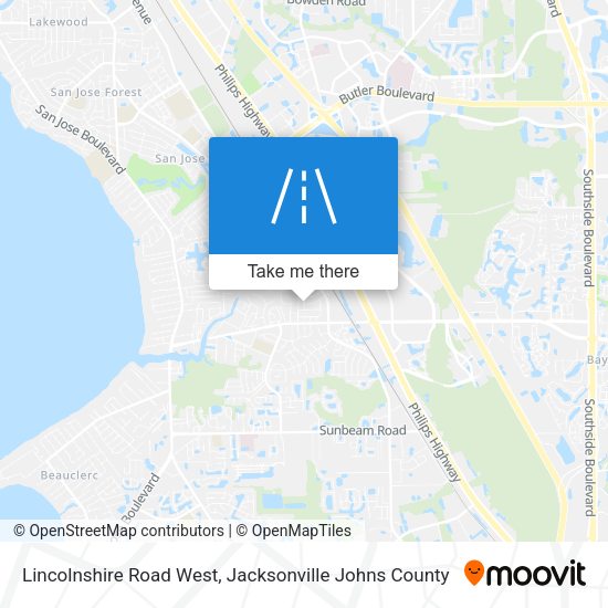 Mapa de Lincolnshire Road West