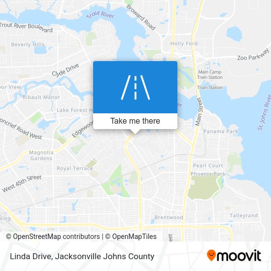 Mapa de Linda Drive