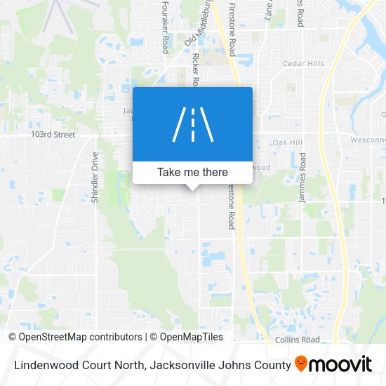 Mapa de Lindenwood Court North