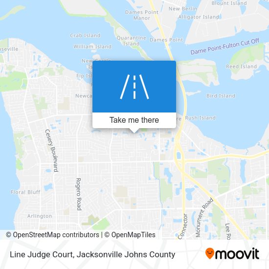 Line Judge Court map