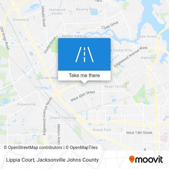 Lippia Court map