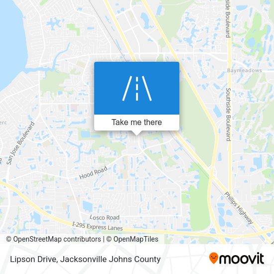 Mapa de Lipson Drive