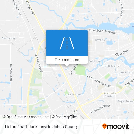 Mapa de Liston Road
