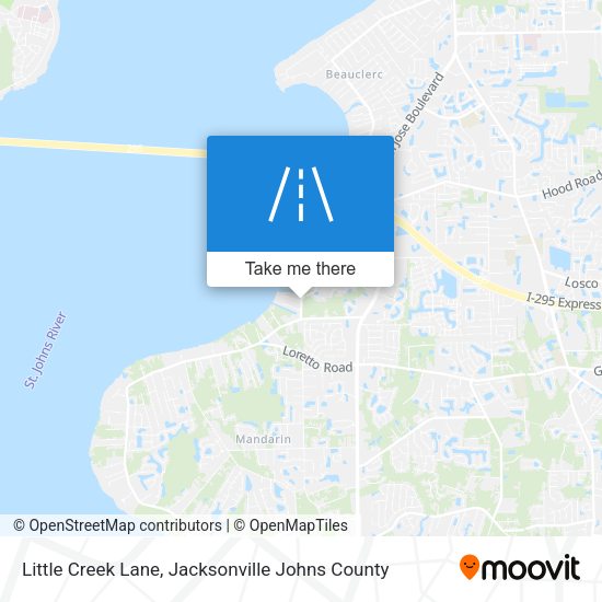 Mapa de Little Creek Lane