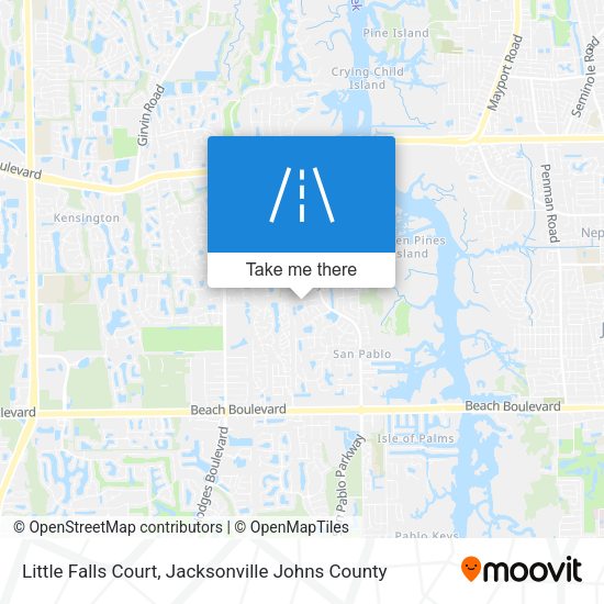 Little Falls Court map