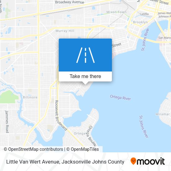 Little Van Wert Avenue map