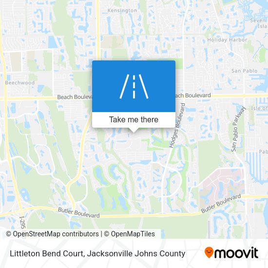 Littleton Bend Court map