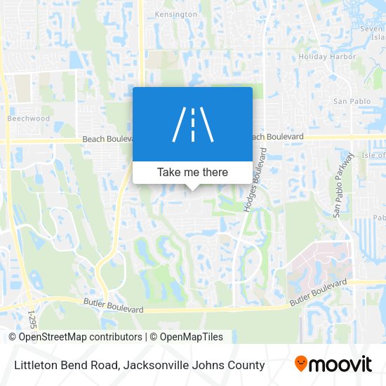 Mapa de Littleton Bend Road
