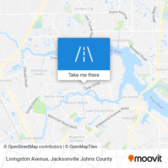 Livingston Avenue map
