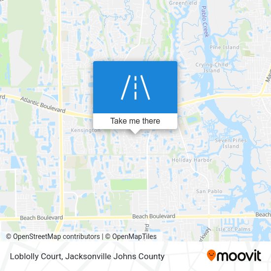 Loblolly Court map