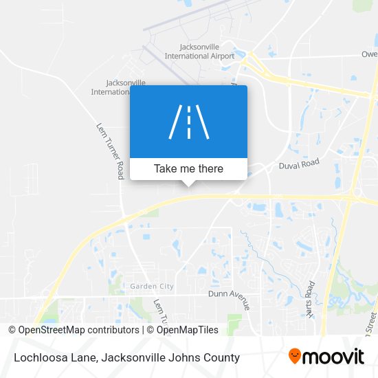 Lochloosa Lane map