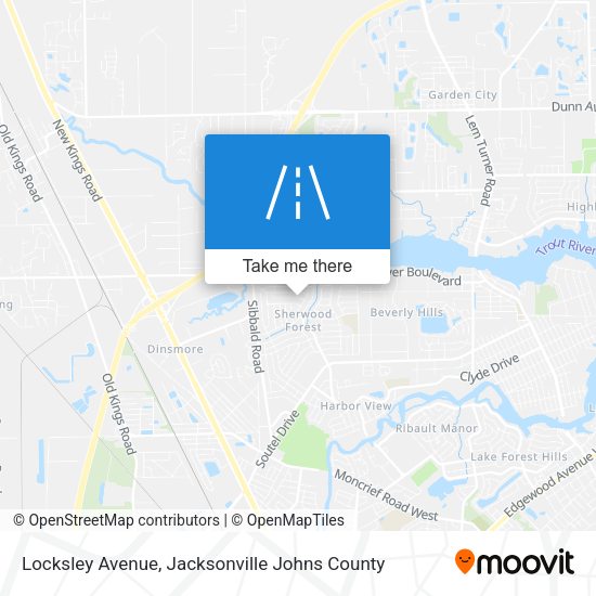 Locksley Avenue map