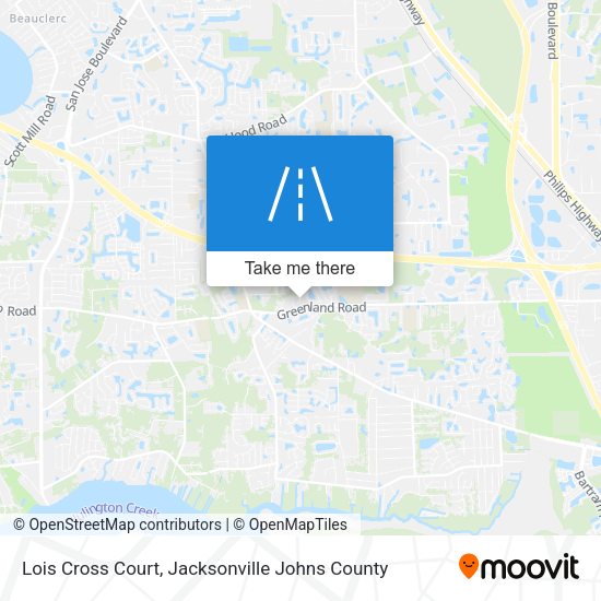 Lois Cross Court map