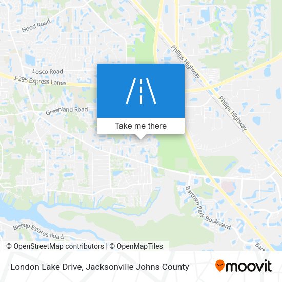 Mapa de London Lake Drive