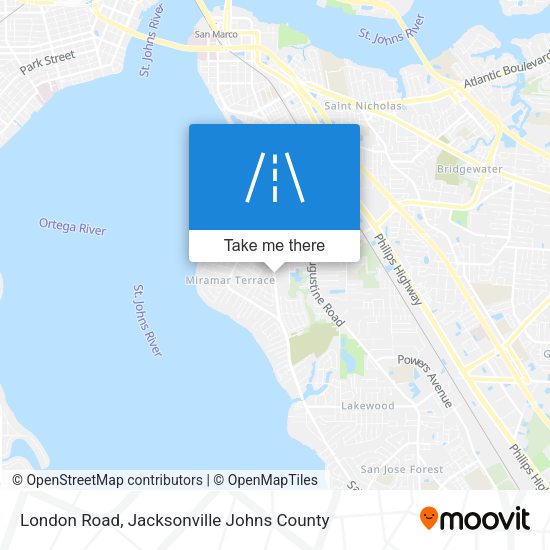 London Road map