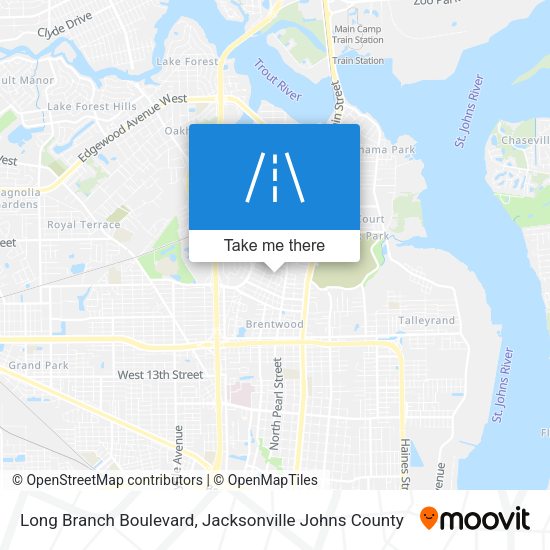 Long Branch Boulevard map