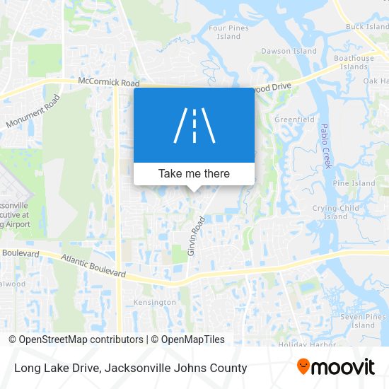 Long Lake Drive map