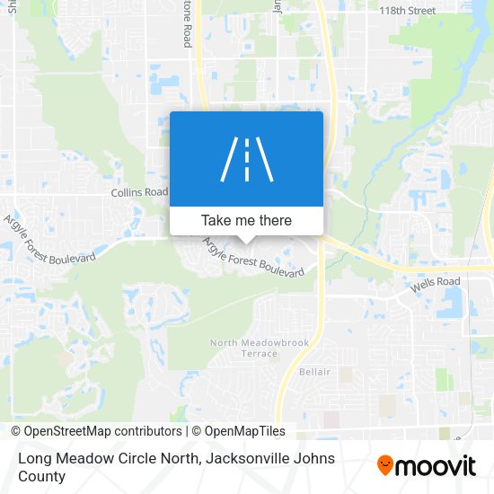 Mapa de Long Meadow Circle North