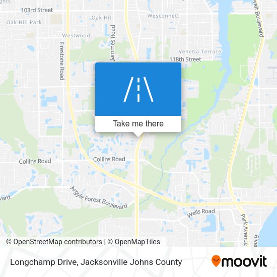 Longchamp Drive map