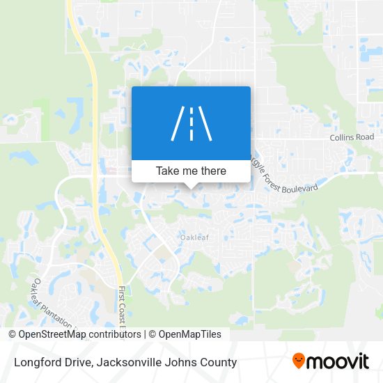 Mapa de Longford Drive