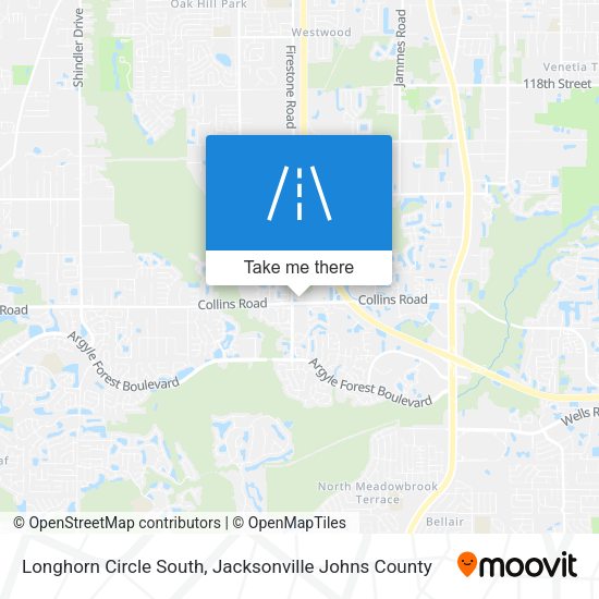 Longhorn Circle South map