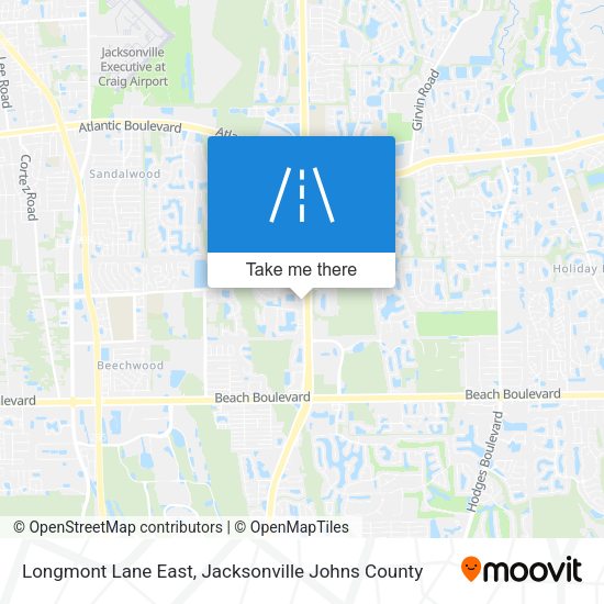 Longmont Lane East map