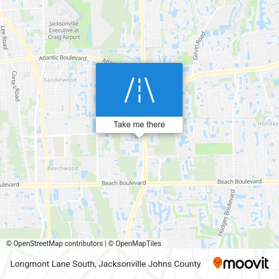 Mapa de Longmont Lane South