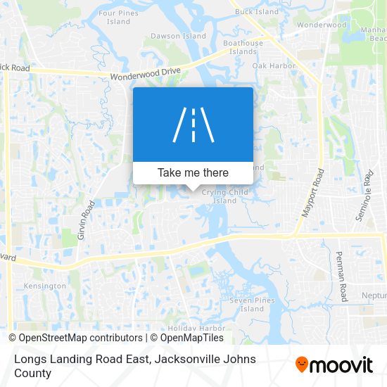 Mapa de Longs Landing Road East