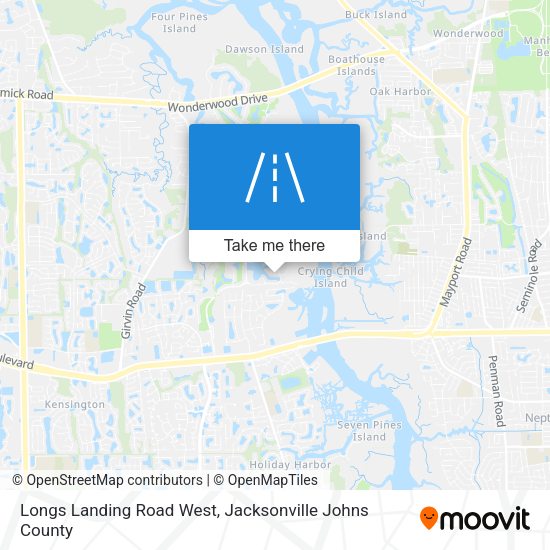 Longs Landing Road West map