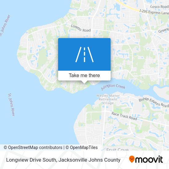 Longview Drive South map