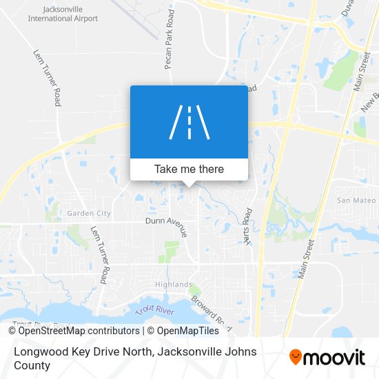 Longwood Key Drive North map