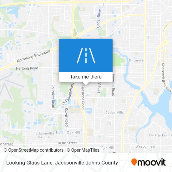 Mapa de Looking Glass Lane