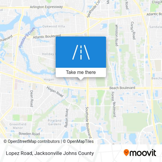 Lopez Road map