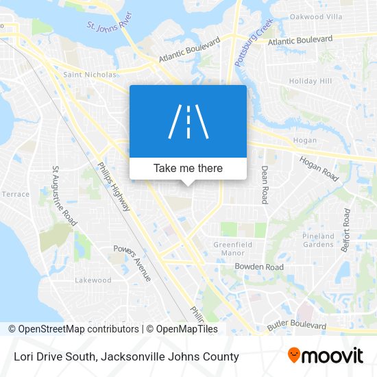Mapa de Lori Drive South