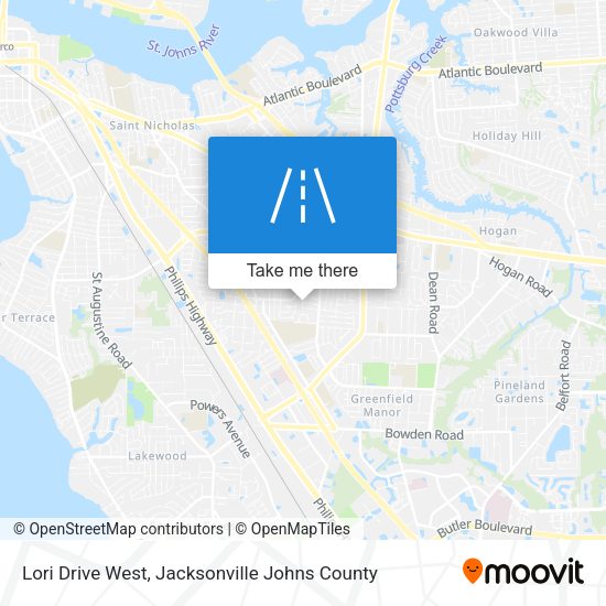 Lori Drive West map
