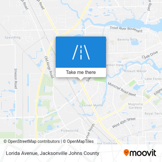 Lorida Avenue map