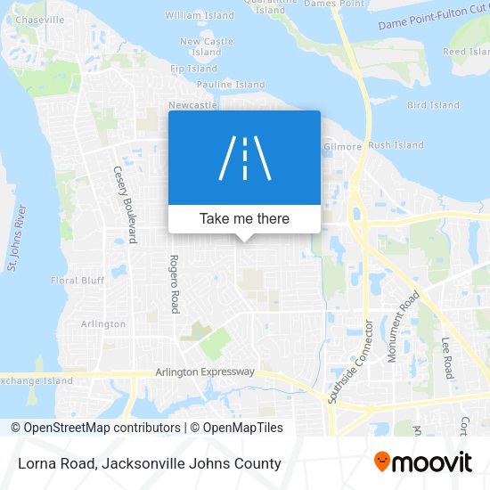 Mapa de Lorna Road