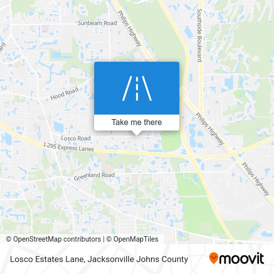 Losco Estates Lane map