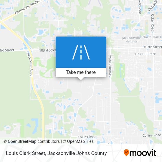 Mapa de Louis Clark Street