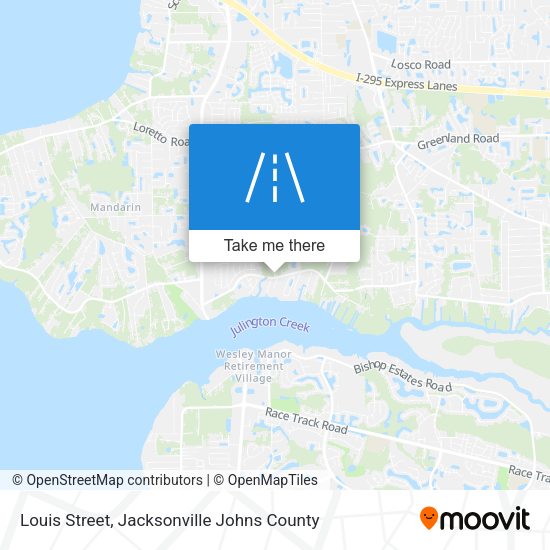 Louis Street map