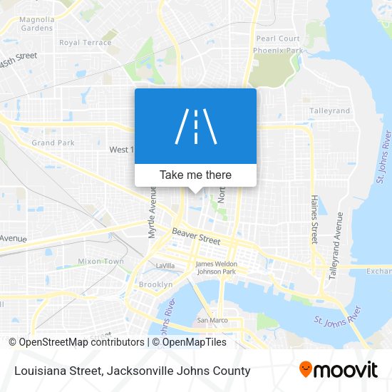 Mapa de Louisiana Street