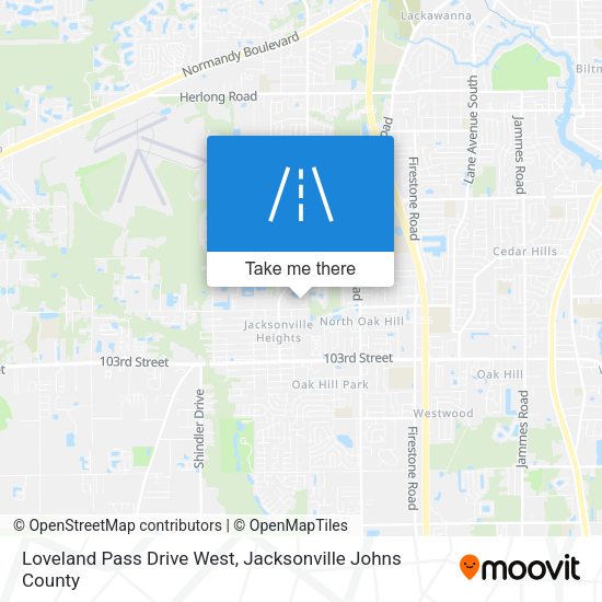 Loveland Pass Drive West map