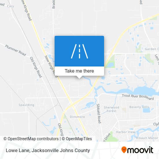 Lowe Lane map